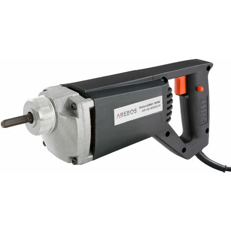 Arebos Betonrüttler 580 W, 1,5 M - Rüttelflasche Handrüttler Innenrüttler Flaschenrüttler - Schwarz 2 Arebos Betonrüttler 580 W, 1,5 M - Rüttelflasche Handrüttler Innenrüttler Flaschenrüttler - Schwarz – Bild 2