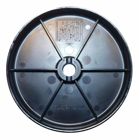 ATIKA Ersatzteil | Riemenscheibe ü136 Poly-V Für Betonmischer AKM 130 / Mix 130 1 ATIKA Ersatzteil | Riemenscheibe ü136 Poly-V Für Betonmischer AKM 130 / Mix 130