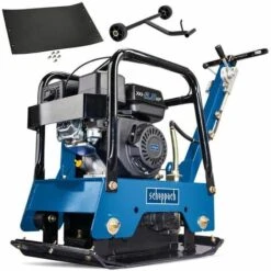 Scheppach Rüttelplatte Verdichter Reversierbar HP2500S 6,5PS + Fahrvorrichtung