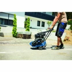 Scheppach Benzin Rüttelplatte HP1300S 4,8 KW 5,6 PS Mit Fahrvorrichtung Rüttler -Werkzeuge für Rohbau Geschaft 59903943 3